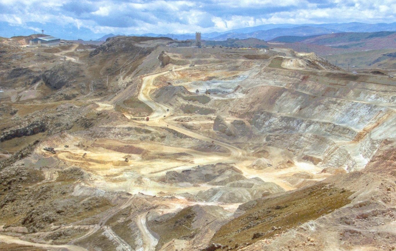 Yanacocha gold mine in Peru