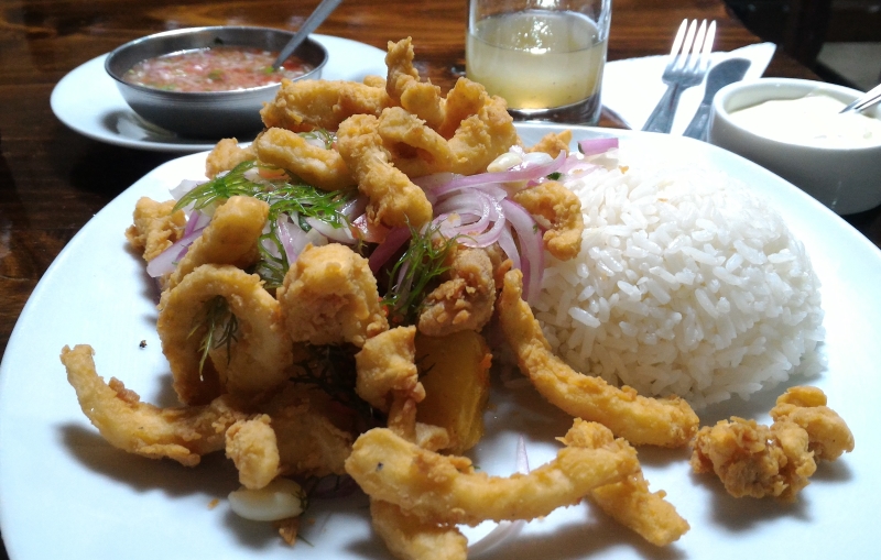 Peruvian menu main course