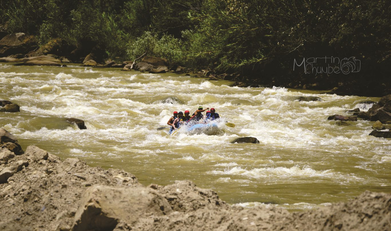 River rafting in Chachapoyas, Peru