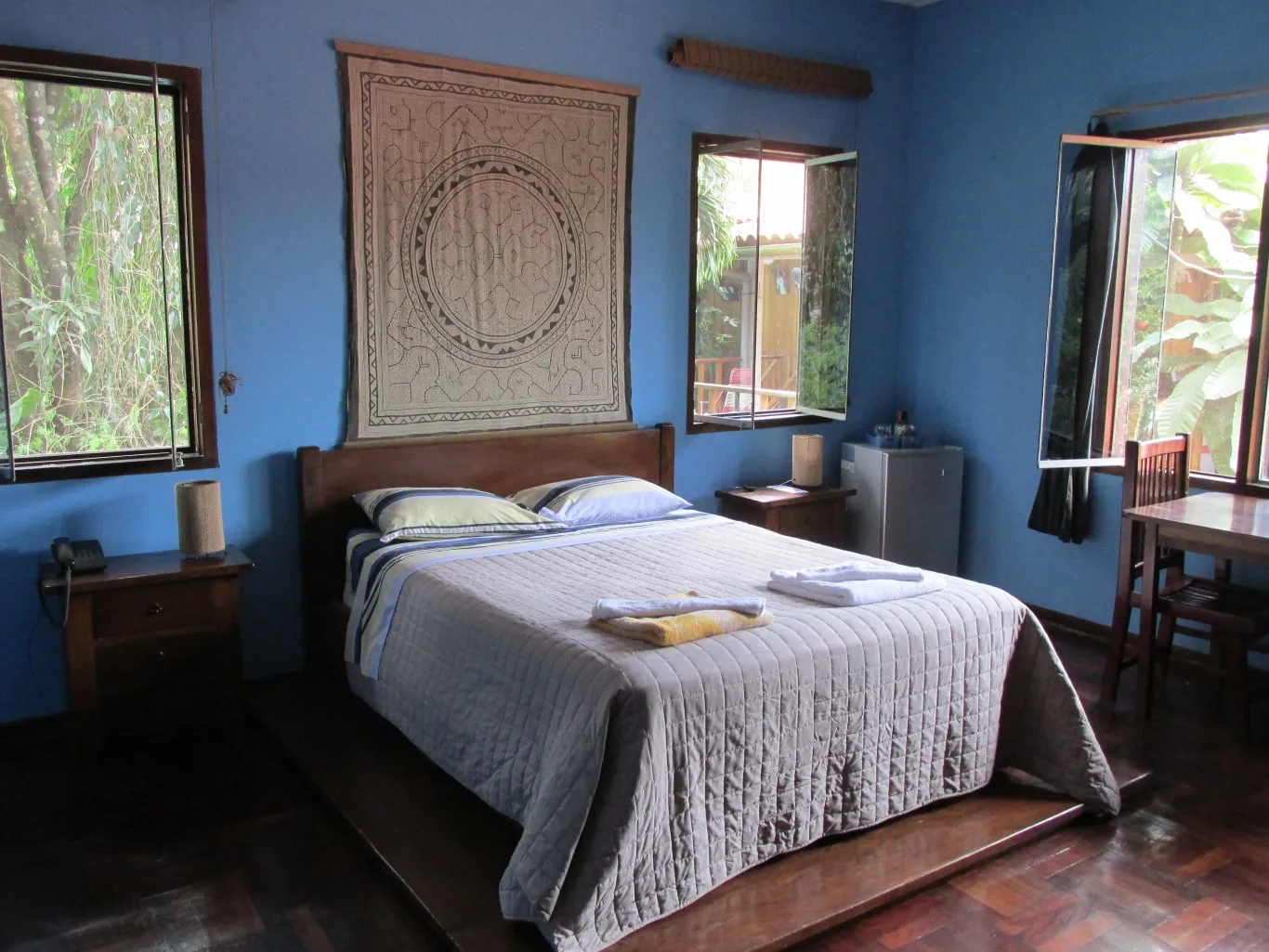 Blue Room at La Casa Fitzcarraldo