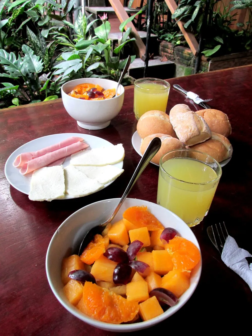 Breakfast at Casa Fitzcarraldo, Iquitos