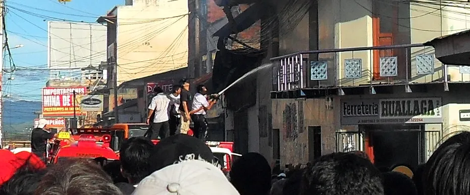 Emergency numbers in Peru, fire brigade