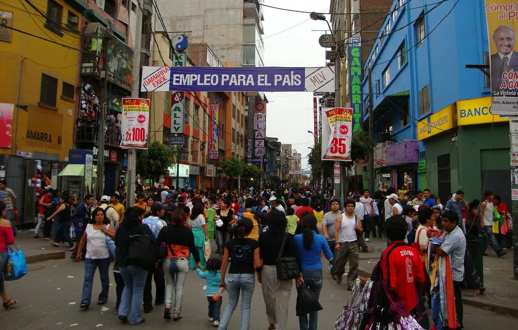 Gamarra clothes shopping in Lima
