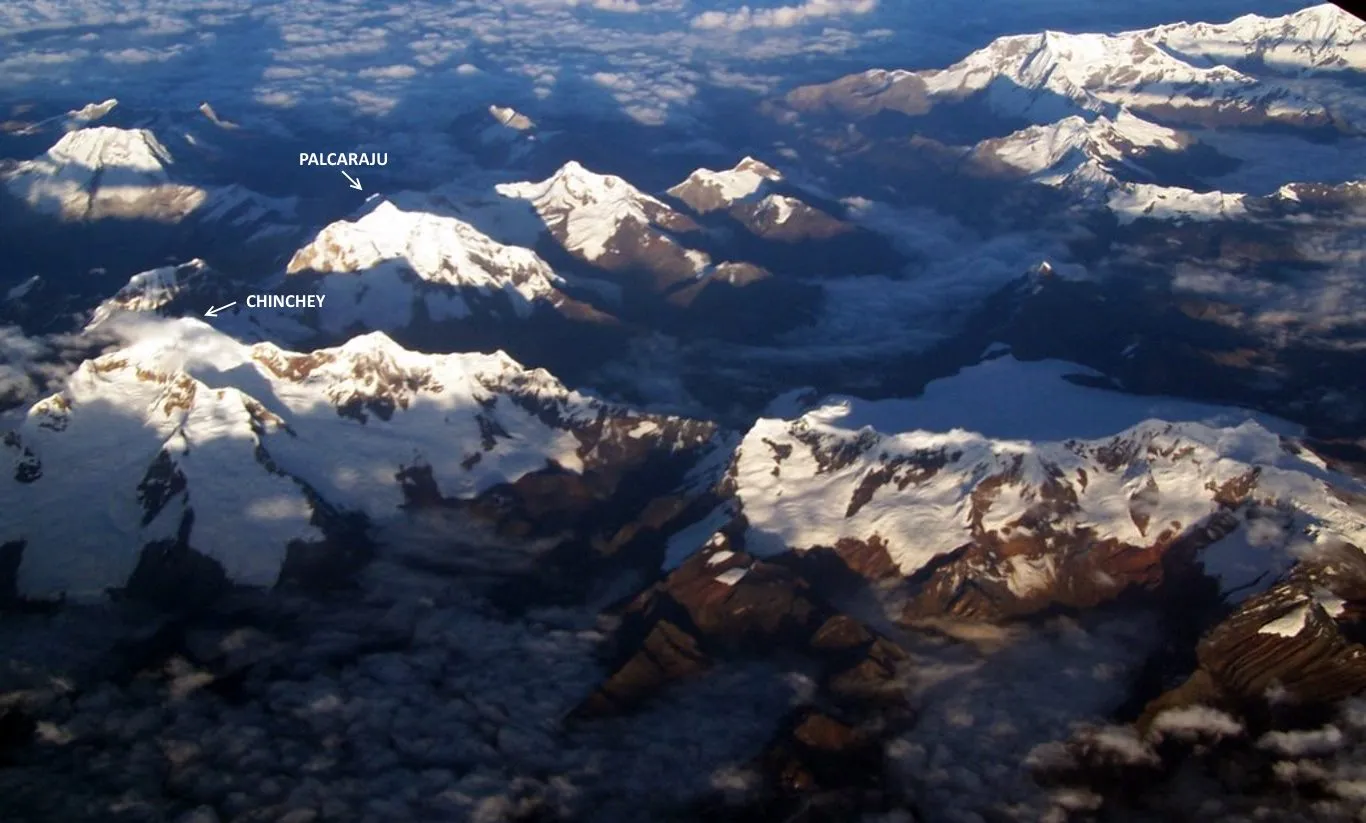 Highest mountains in Peru: Chinchey and Palcaraju