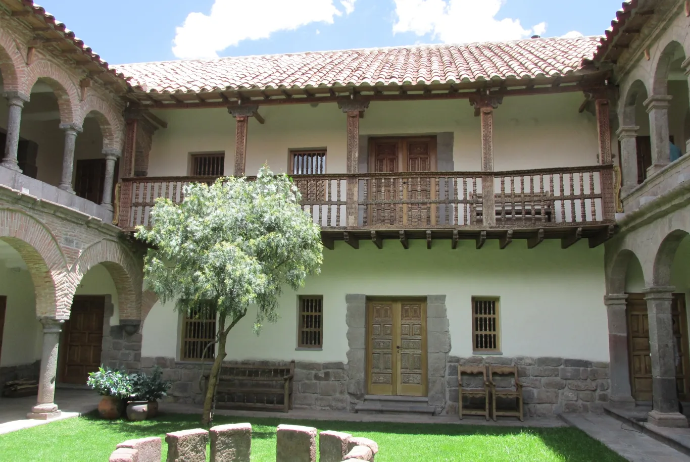 Courtyard at Inkaterra La Casona, Cusco