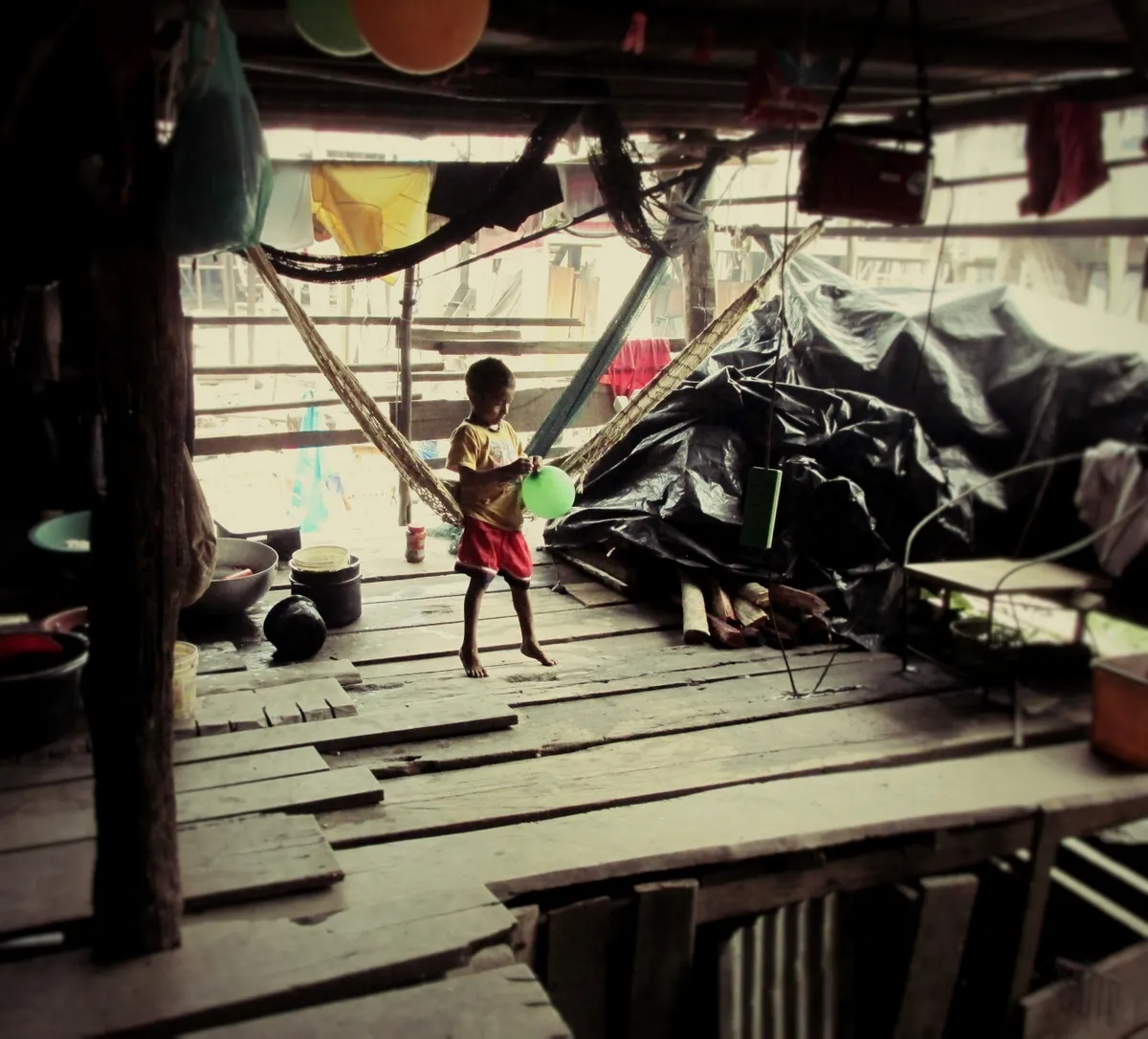 Boy in the Belen district of Iquitos