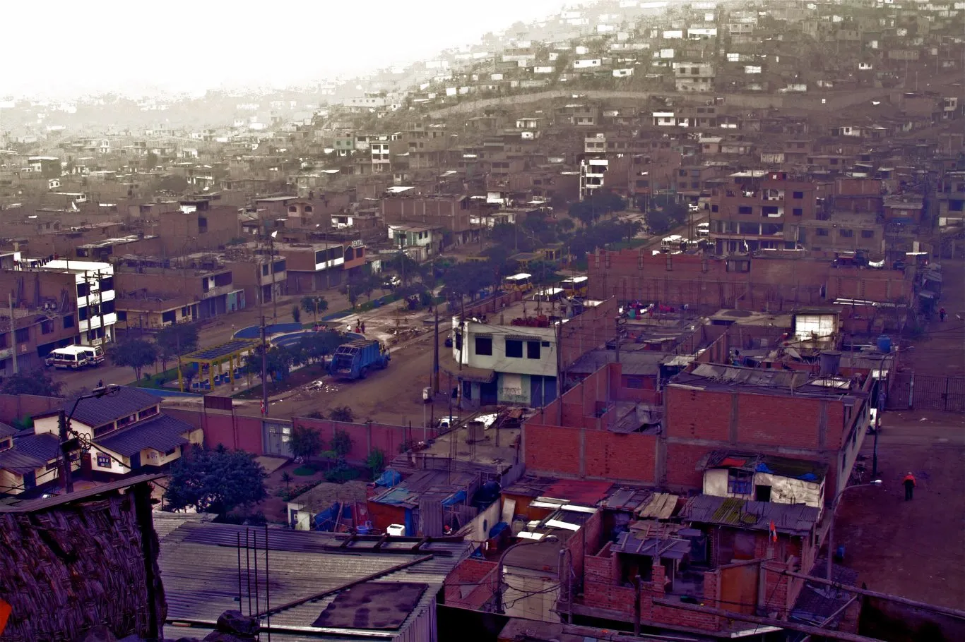 Most dangerous areas of Lima
