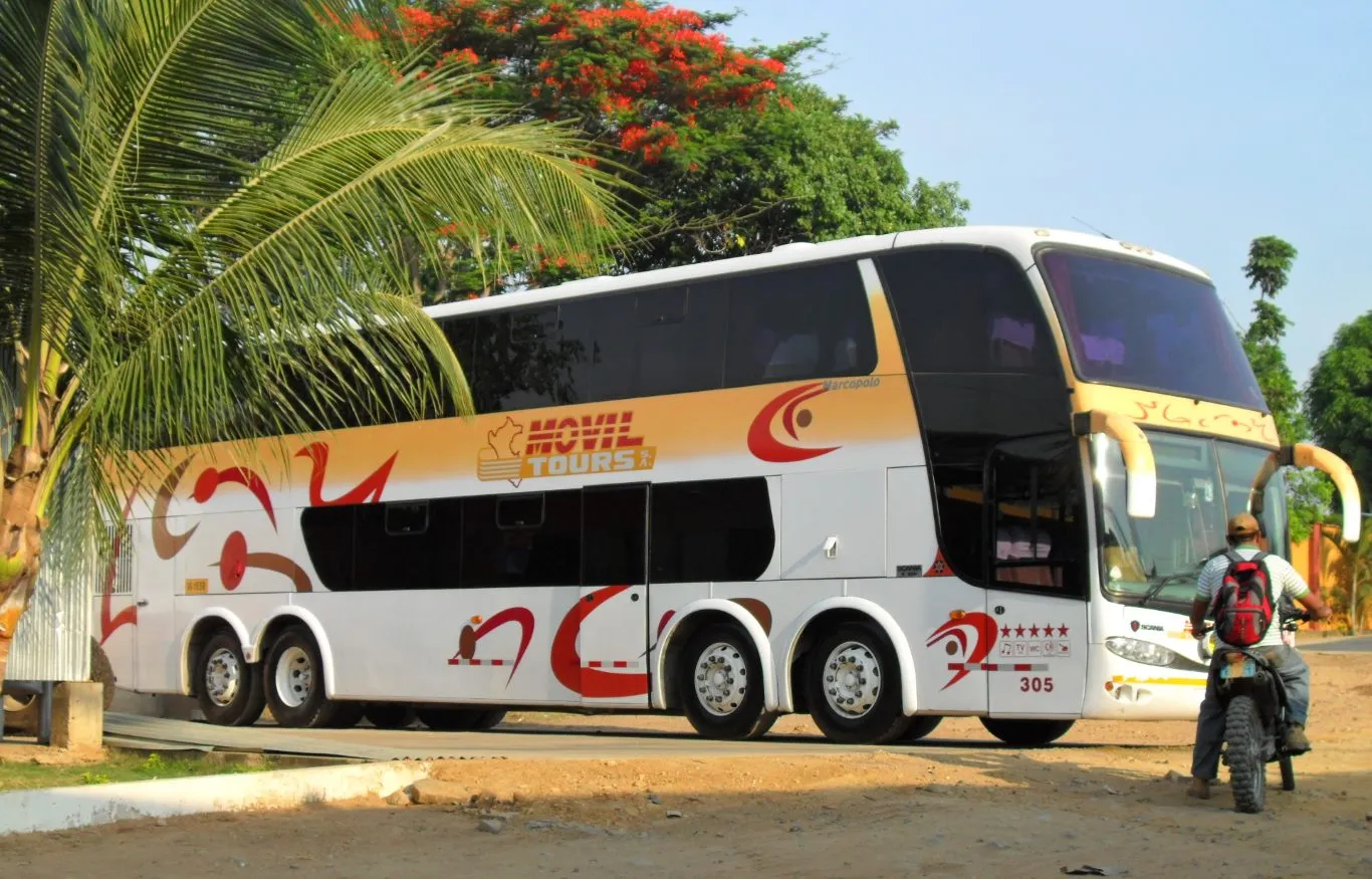 Movil Tours bus in Peru