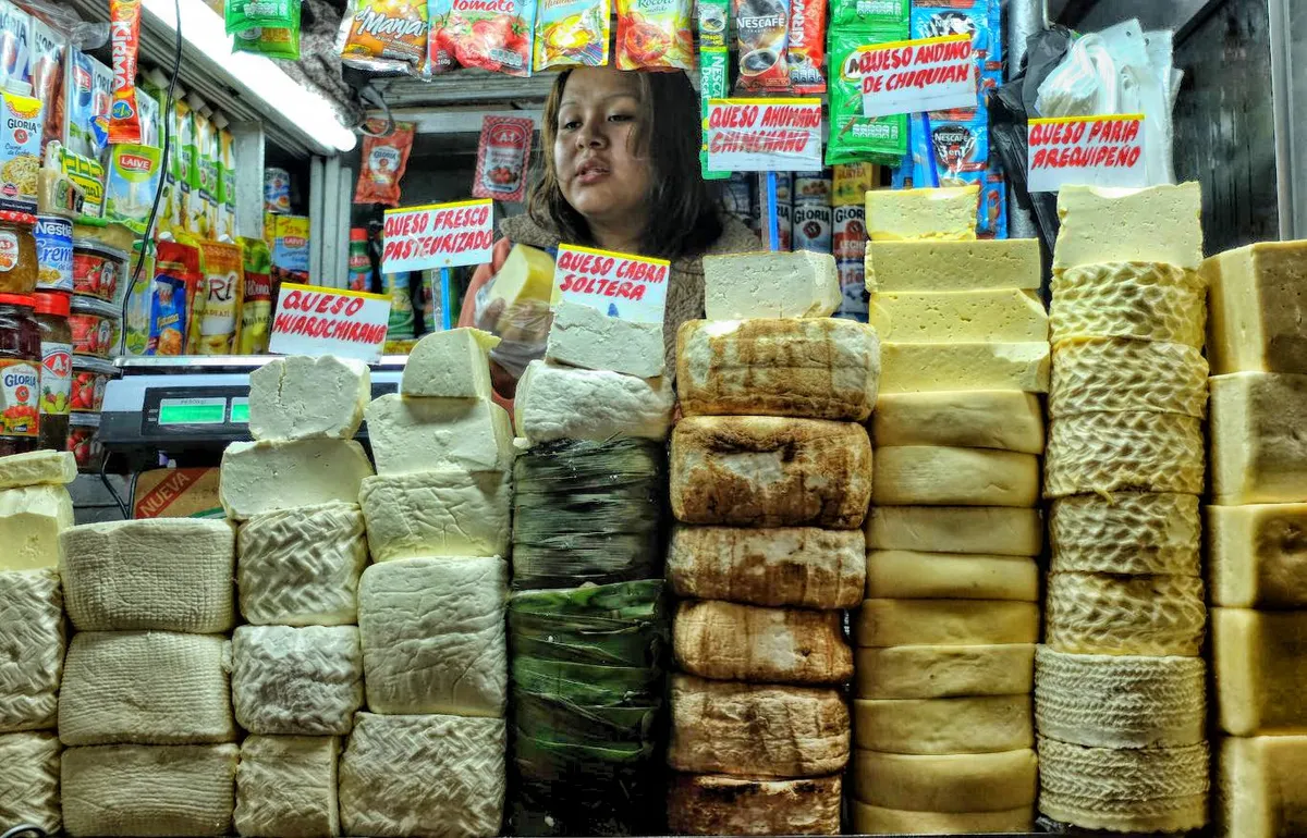 Ingredients in Peruvian cuisine: Cheese