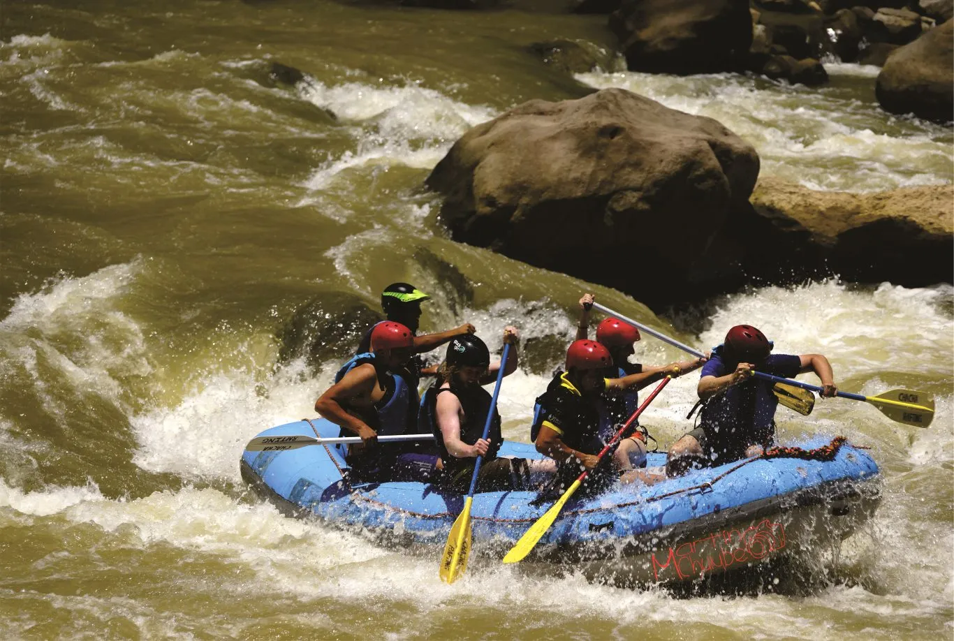 River rafting in Chachapoyas