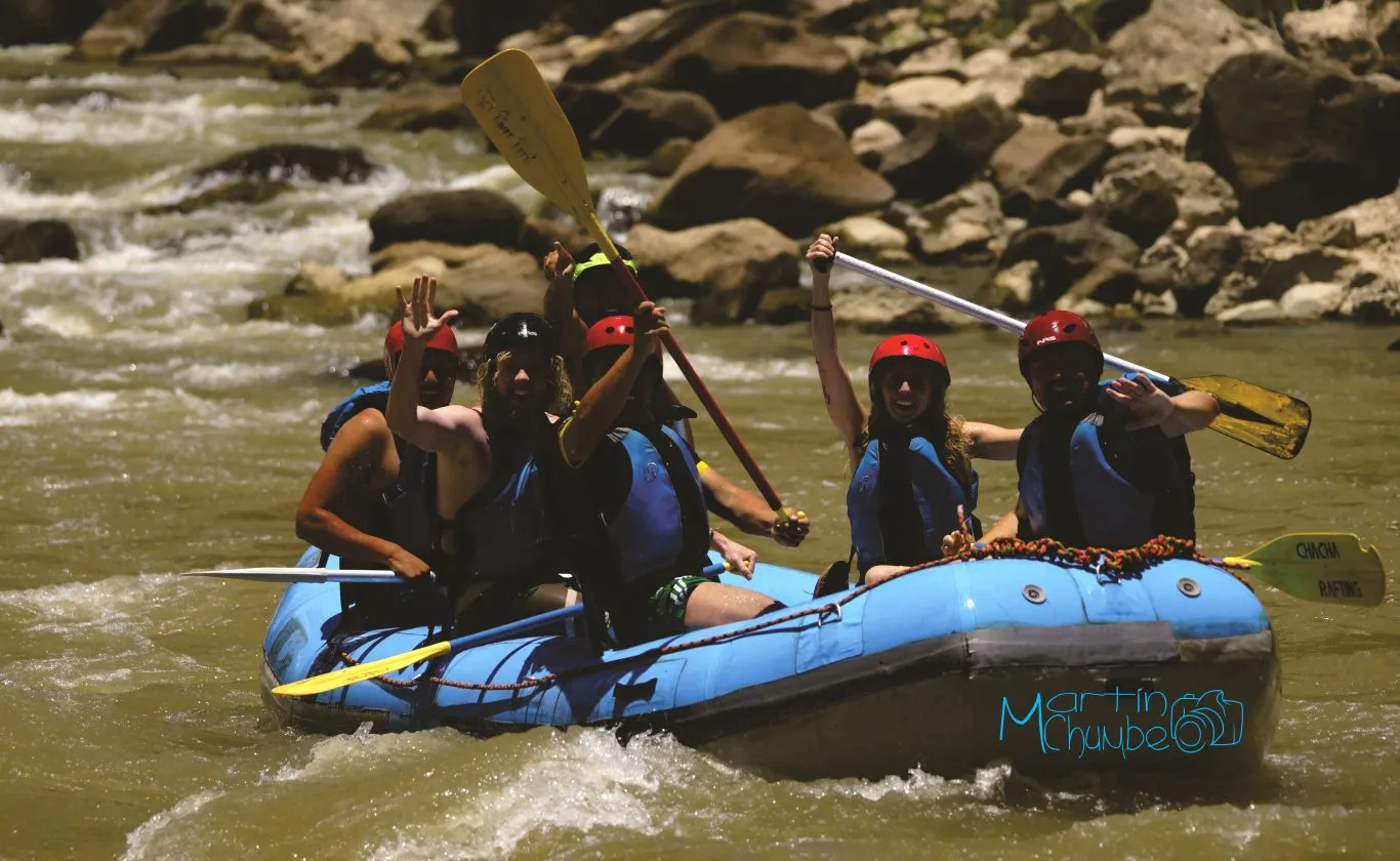 River rafting in Chachapoyas with Chacha Rafting