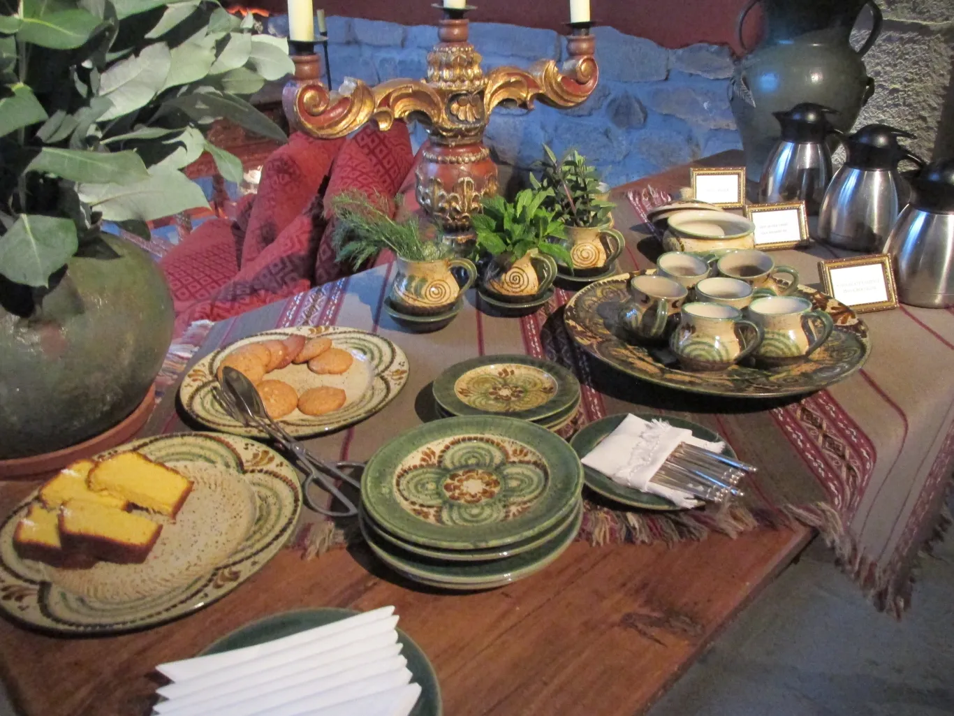 Teatime at Inkaterra La Casona
