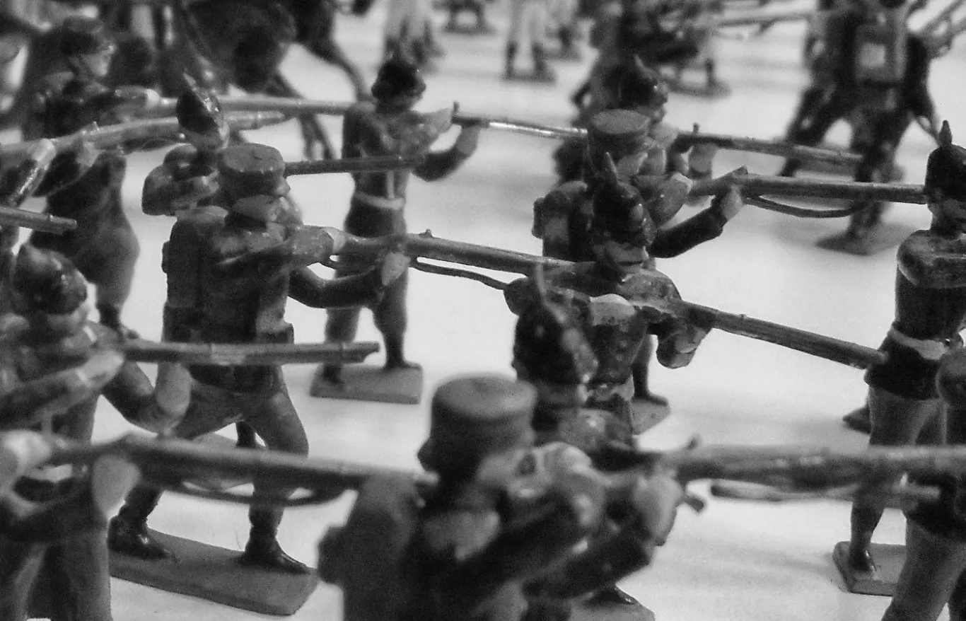 Toy soldiers at the Museo del Juguete in Trujillo
