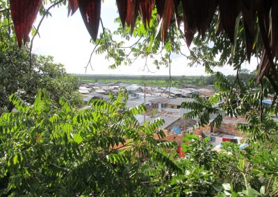 View of Iquitos from tree house